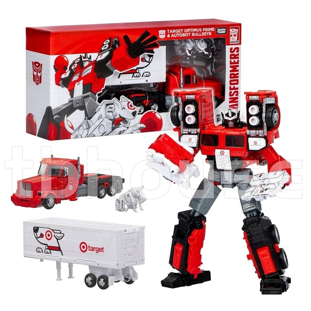New Transformers x Target Optimus Prime & Autobot Bullseye Action Figure Set 2pk